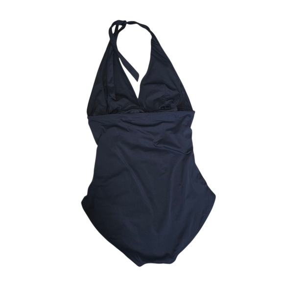 Spanx Weave Halter One Piece swimsuit in black Shapewear Swim Vacation resort - Picture 3 of 9